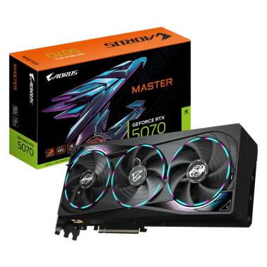 Gigabyte Aorus GeForce RTX 5070 Master 12G Graphics Card (GV-N5070AORUS M-12GD) - OPENED BOX 90784