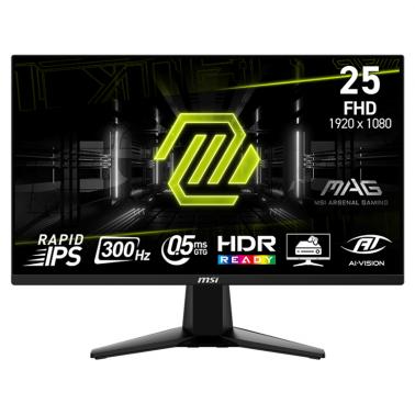 MSI MAG 24.5in Rapid IPS 300Hz Freesync Premium Gaming Monitor (MAG 255XF) - OPENED BOX 86955