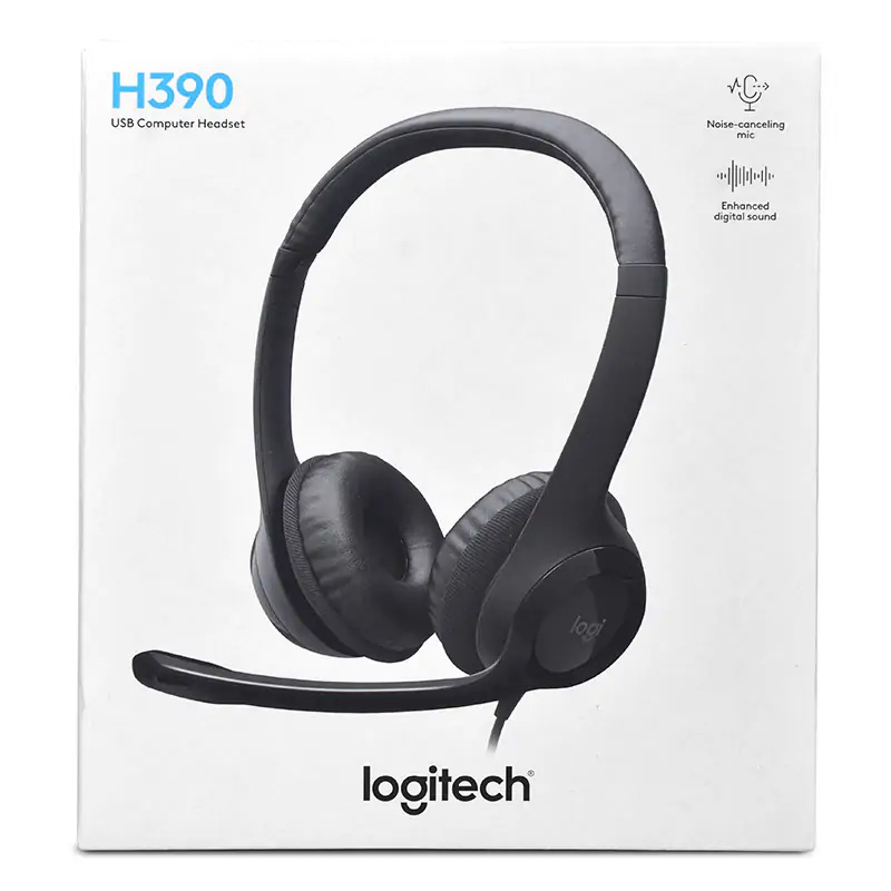 H390 Logitech Clearchat Pc Wireless Usb Headset Ear Headphones Logitech  Wireless Wireless Headset For Zoom