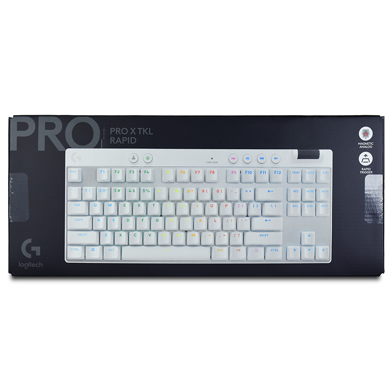 美品☆Logicool G PRO X TKL RAPID Logitech G PRO X TKL Rapid Gaming Keyboard with Magnetic