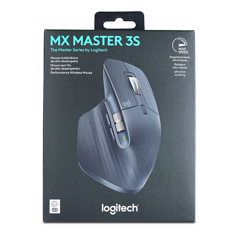Logitech MX Master 3S Wireless Optical Mouse - Graphite (910