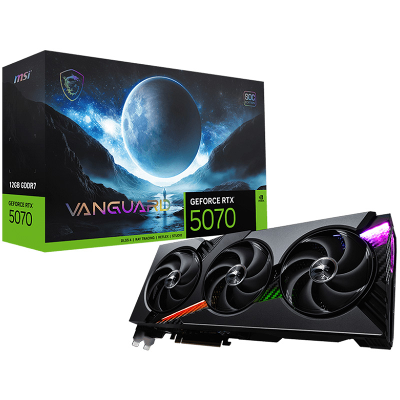 MSI GeForce RTX 5070 12G Vanguard SOC Graphics Card (GeForce RTX 5070 12G VANGUARD SOC)