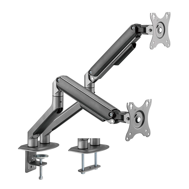 Infinity Dual Monitor Economical Spring-Assisted Monitor Arm Support 17in-32in up to 9kg - Grey (INF751-C024)