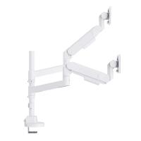 Monitor-Accessories-Infinity-Ergonomic-and-Style-Heavy-Duty-Gas-Spring-Dual-Monitor-Arm-support-24in-57in-up-to-27kg-White-INF753-C024P-2