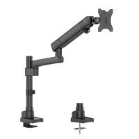 Infinity Single Screen Pole-Mounted Heavy-Duty Mechanical Spring Monitor Arm support 17in-40in up to 12kg - Black (INF752-C012P)