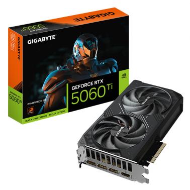 Gigabyte GeForce RTX 5060 Ti WindForce 8G Graphics Card (GV-N506TWF2-8GD) - OPENED BOX 87037