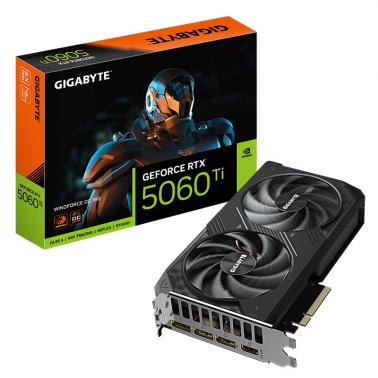 Gigabyte GeForce RTX 5060 Ti Windforce 2X OC 16G Graphics Card (GV