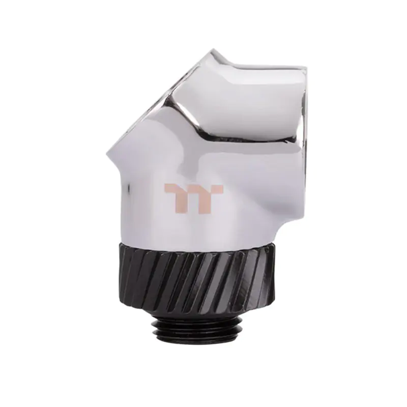 Thermaltake Pacific SF 45 & 90 Degree Adapter Silver Black (CL-W398-CU00SL-A)