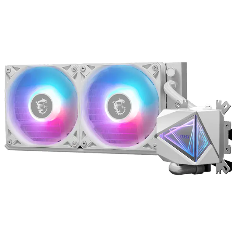 MSI MAG CORELIQUID I240 RGB Liquid CPU Cooler - White (MAG CORELIQUID I240 WHITE)