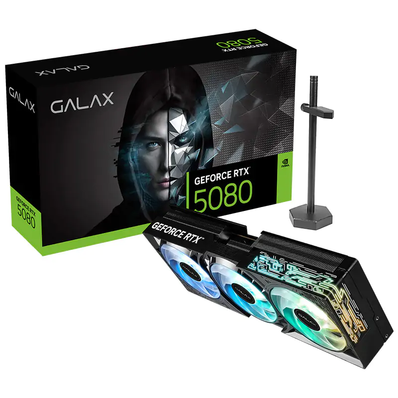Galax GeForce RTX 5080 1-Click OC 16G Graphics Card (58NZN6MDBBOC