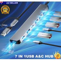 Powerboards-and-Adapters-USB-C-Hub-7-in-1-USB-Hub-Aluminum-USB-C-USB-Hub-with-USB-3-0-USB-2-0-Ports-for-PC-Laptops-MacBook-Pro-Air-iMac-iPad-and-More-Devices-1