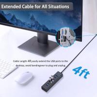Powerboards-and-Adapters-USB-Hub-3-0-7-Ports-USB-Hub-Splitter-Extender-5Gbps-Data-with-4ft-Cable-for-Laptop-PC-MacBook-Surface-Pro-Windows-Flash-Drive-Mobile-HDD-2
