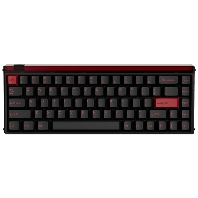 MelGeek MADE68 Ultra Aluminum Custom Gaming Magnetic HE Keyboard - Anodized Black - TTC KOM Switch) (KBM68URL0204)