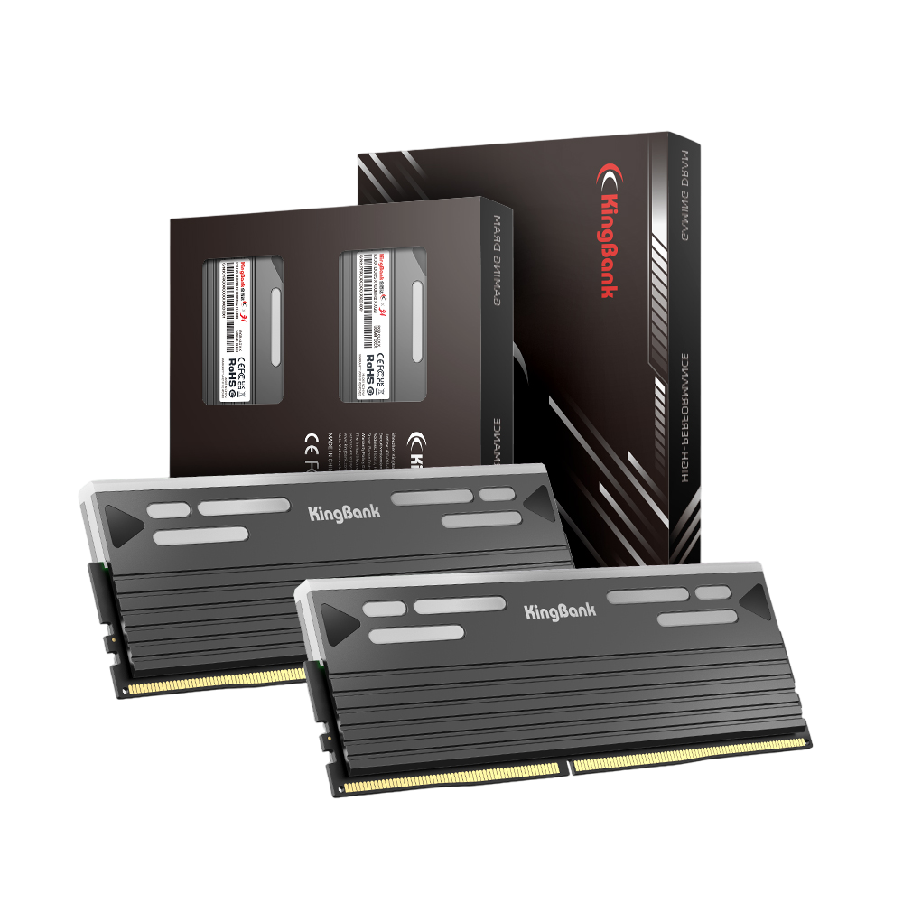 Kingbank KFRB DDR5 6000MHz 16GB*2 UDIMM A Hynix CL26 Black RGB