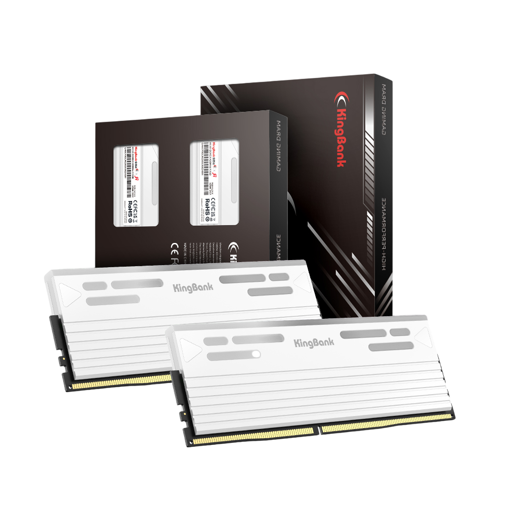 Kingbank KFRW DDR5 6000MHz 16GB*2 UDIMM A Hynix CL26 White RGB