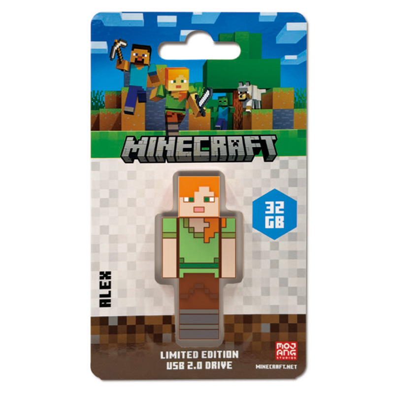 Verbatim 32GB Minecraft Collector's Edition USB 2.0 Flash Drive - Alex (USV-66977)