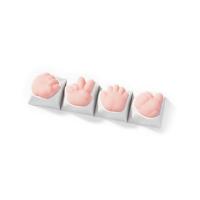 Keyboard-Accessories-Meletrix-Rock-Paper-Scissors-Novelites-Keycaps-Pack-4-Pcs-3