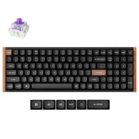Keychron K4 HE Black QMK Wireless Magnetic Keyboard Side Wood Frame Edition Gateron Double-Rail - Nebula Switch (KBKCK4HF1)