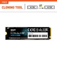 Silicon Power 512GB P34A60 Gen3x4 TLC R/W up to 2,200/1,600 MB/s PCIe M.2 NVMe SSD - SZ512GBP34A60M28AU