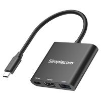 USB-Hubs-Simplecom-USB-C-3-In-1-HDMI-2-0-4K-60Hz-USB-3-2-Adapter-DA320-2