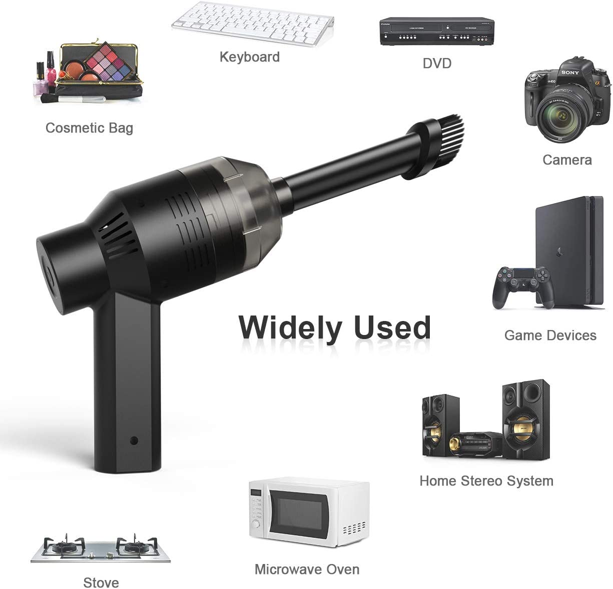 Cordless Vacuum Cleaner Keyboard Vacuum Cleaner Portable Car Vacuum Cleaner Getting Dust and Crumbs Off Computer,Car Interior & Other Crevices