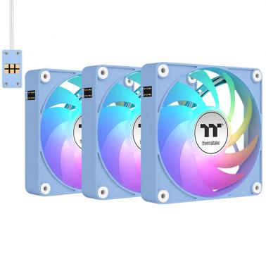 Thermaltake CT140 EX ARGB Standard Blades 140mm PWM Hydrangea Blue Fan ...