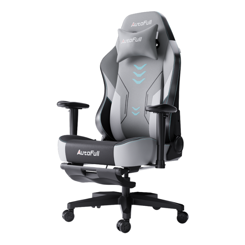 AutoFull C3 Titan Ergonomic Gaming Chair With Built In Lumbar Support (AF303BSSA)(Grey)