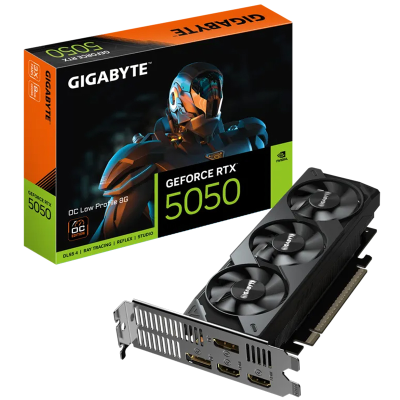 Gigabyte GeForce RTX 5050 OC Low Profile 8G Graphics Card (GV-N5050OC-8GL)