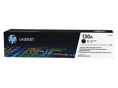 HP 130A Black Original LaserJet Toner Cartridge (CF350A)