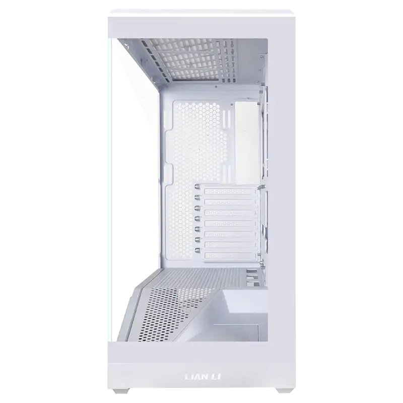 Lian Li V100W Tempered Glass Mid Tower Case - White thumbnail 2
