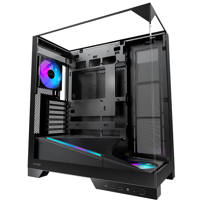 Okinos Aqua 93 TG Mid Tower ATX Case (CAO-AQ93)