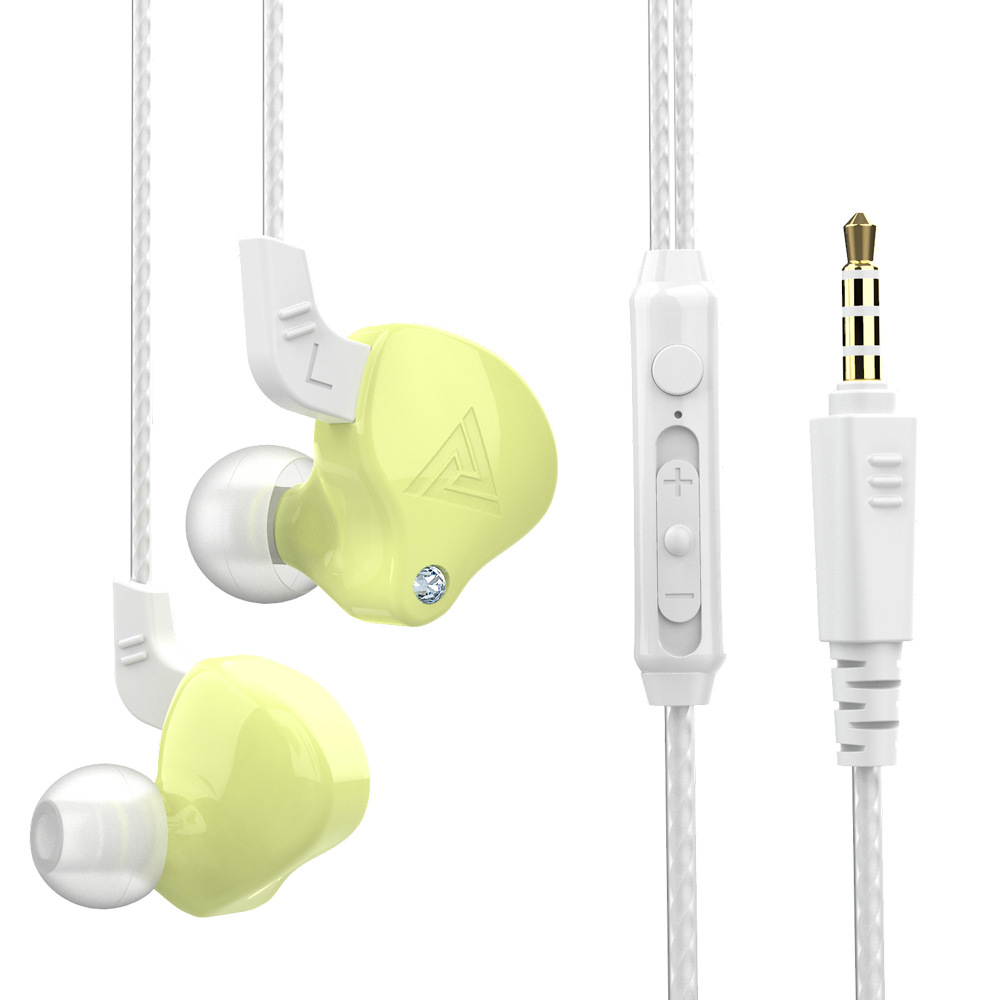 QKZ AK6-X In-ear HlFl enthusiast headphones(yellow)