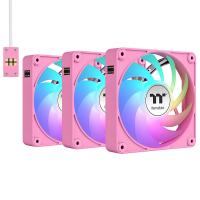 Thermaltake CT140 EX ARGB Standard Blades 140mm PWM Pink Fan - 3 Pack (CL-F221-PL14PK-A)