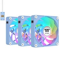 Thermaltake CT140 EX Reverse Blades ARGB 140mm PWM Hydrangea Blue Fan - 3 Pack (CL-F199-PL14BU-A)