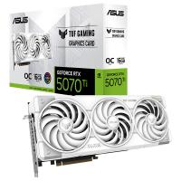 Asus TUF Gaming GeForce RTX 5070 Ti OC 16G Graphics Card - White (TUF-RTX5070TI-O16G-WHITE-GAMING)