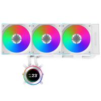 Lian Li Hydroshift II LCD-C 360CL 360mm RGB AIO CPU Cooler - White (GHS2LCD36RW)