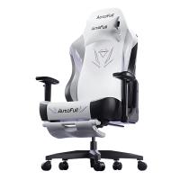 AutoFull C3 Whirlwind E-Sport Gaming Chair With Built In Lumbar Support (AF301BSSA)(White & Electric Purple)