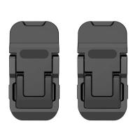 iCreate Mini Portable Laptop Metal Stand for Desk Keyboard Riser 2pcs - Black