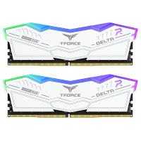 Team 32GB (2x16GB) FF4D532G6000HC30DC01 T-Force Delta RGB 6000MHz DDR5 RAM - White