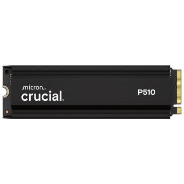 Crucial P510 2TB PCIe Gen5 M.2 2280 NVMe SSD with Heatsink (CT2000P510SSD5) - OPENED BOX 90565