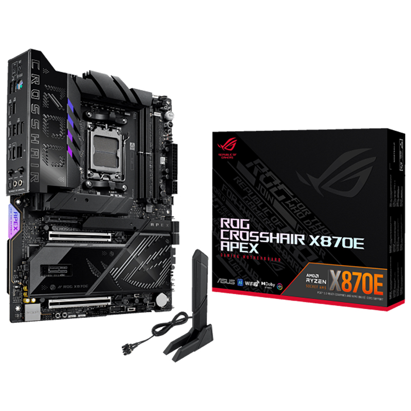 Asus ROG Crosshair X870E Apex AM5 ATX Motherboard (ROG CROSSHAIR X870E APEX)