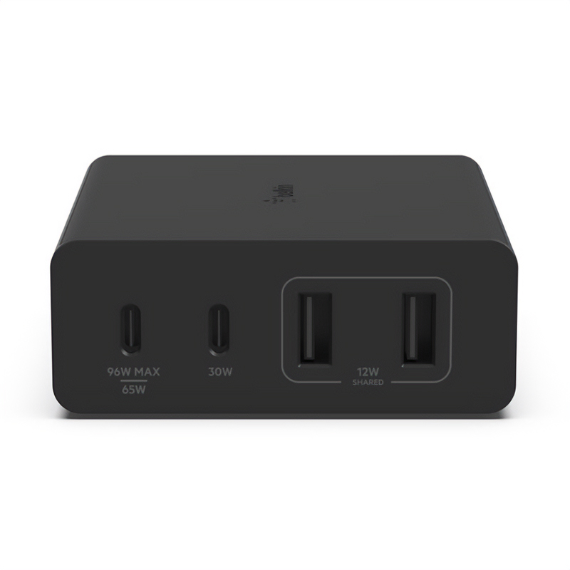 Belkin BoostCharge Pro 4-Port 108W GaN Charger - Black (WCH010auBK)