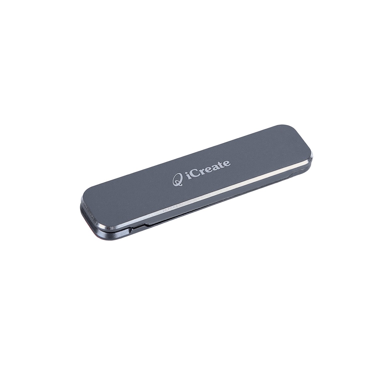 iCreate Ultra-Thin Holder Stand Mini Portable Kickstand for Smart Phone - Grey