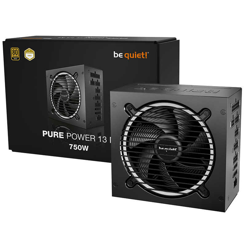 be quiet! 750W Pure Power 13 M 80+ Gold PCIe 5.1 ATX 3.1 Power Supply (BP026AU)