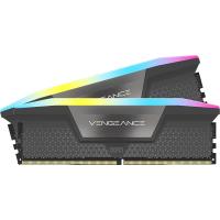 Corsair 32GB (2x16GB) CMH32GX5M2B6400Z32 Vengeance RGB 6400MT/s CL32 DDR5 RAM - Grey