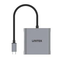 Display-Adapters-Unitek-USB-C-to-Dual-HDMI-4K-Adapter-Space-Grey-V1404B-2