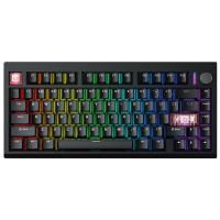 Fantech MAXFIT8 QMK Wireless Mechanical Keyboard Black - Brown Switch (KBFTMK921BKBW)