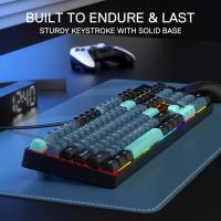 Keyboards-Redragon-K582-SE-Wired-RGB-Gaming-104-Keys-Mechanical-Mixed-Color-Round-PBT-Keycaps-Dynamic-16-8M-RGB-Backlit-Linear-Red-Switch-Keyboard-10