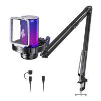 Maono DGM20S Gamerwave Condenser USB Gaming RGB Microphone - Black (MNDGM20SBK)