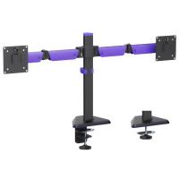 Brateck Amethyst Articulating Gaming Dual Monitor Arm Fit Screen Size 17in-32in - Matte Black (LDT89-C024)